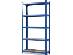 Karat Schwerlastregal Blau Maximale Traglast 875 kg 180 x 90 x 40 cm* Holzregale|Schwerlastregal