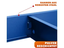 Karat Schwerlastregal Rhino bis 1050 kg Pulverbeschichtet 180 x 90 x 45 cm