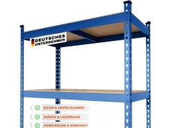 Karat Schwerlastregal Rhino bis 1050 kg Pulverbeschichtet 180 x 90 x 45 cm