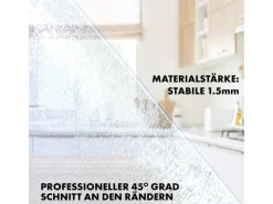 Karat Tischfolie Empire mit Abgeschrägter Kante Transparent 45 x 170 cm