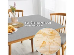 Karat Tischfolie Empire mit Abgeschrägter Kante Hellgrau 100 x 60 cm* Tischdecken
