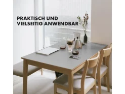 Karat Tischfolie Empire mit Abgeschrägter Kante Hellgrau 100 x 60 cm* Tischdecken