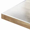 Karat Tischfolie Imperial Transparent Mattiert mit Abgeschrägter Kante 90 x 240 cm