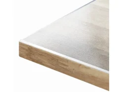 Karat Tischfolie Imperial Transparent Mattiert mit Abgeschrägter Kante 90 x 240 cm