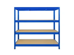 Karat Weitspannregal Schwerlastregal Blau Traglast 1200 kg 200 x 150 x 80 cm* Schwerlastregal