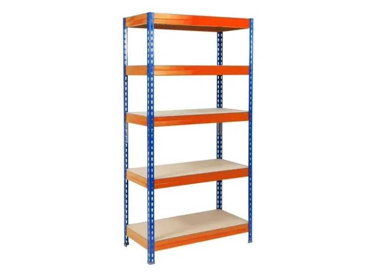 Karat Weitspannregal Schwerlastregal Blau-Orange Traglast 1400 kg 200 x 180 x 60 cm* Schwerlastregal