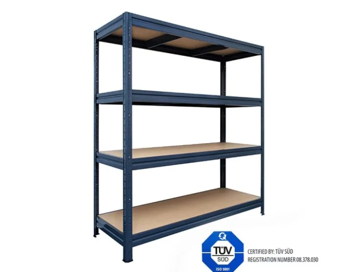 Karat Weitspannregal Schwerlastregal Grau Traglast 1500 kg 177 x 160 x 60 cm* Kellerregale|Schwerlastregal