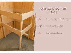 Karibu Saunahaus Jasper* Sitzbänke