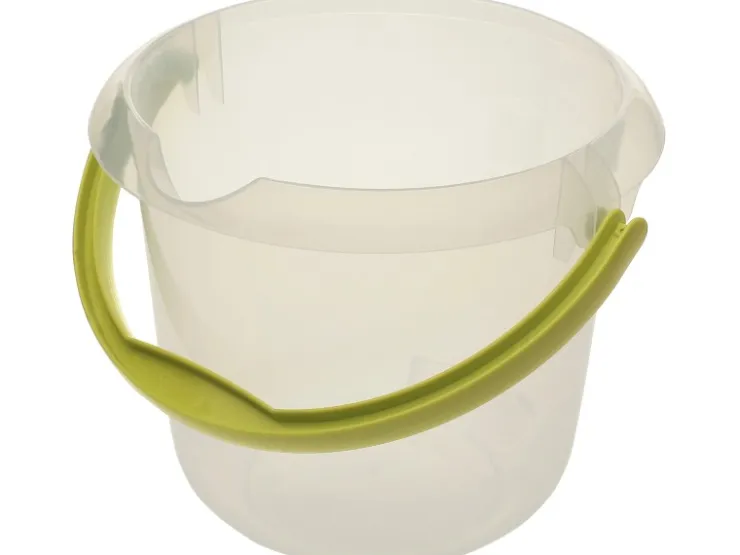 Keeeper Eimer Mika mit integrierter Mess-Skala 5 l Transparent