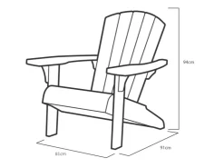Keter Adirondack-Stuhl Troy Graphitgrau* Stühle