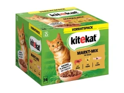Kitekat Katzen-Nassfutter Marktmix 24 x 85 g* Katzenbedarf