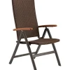 Klappsessel Davenport II Braun mit verstellbarer Rückenlehne FSC®