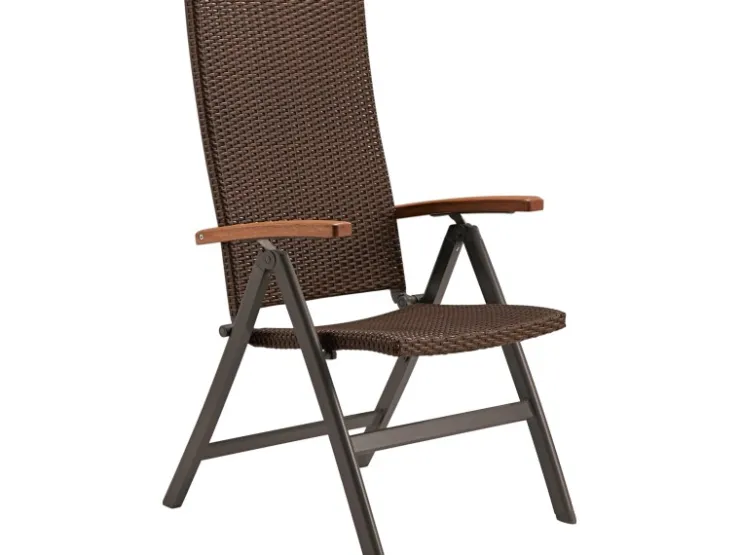 Klappsessel Davenport II Braun mit verstellbarer Rückenlehne FSC®