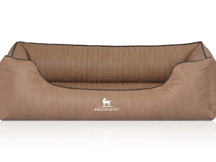 Knuffelwuff Hundebett Tampa Orthopädisch Kunstleder XXL 120 x 85cm* Hundebedarf