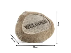 Kobolo Dekostein WELCOME aus Naturstein* Dekorative Figuren