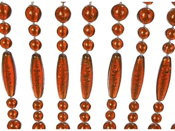 Kobolo Türvorhang Insektenschutz Perlenvorhang AMBER 72 Stränge 90x200 cm* Türvorhänge|Insektenschutz