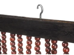 Kobolo Türvorhang Perlenvorhang CHOCO Holzperlen 50 Stränge 100x210cm