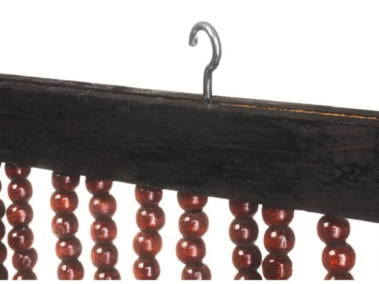 Kobolo Türvorhang Perlenvorhang CHOCO Holzperlen 50 Stränge 100x210cm