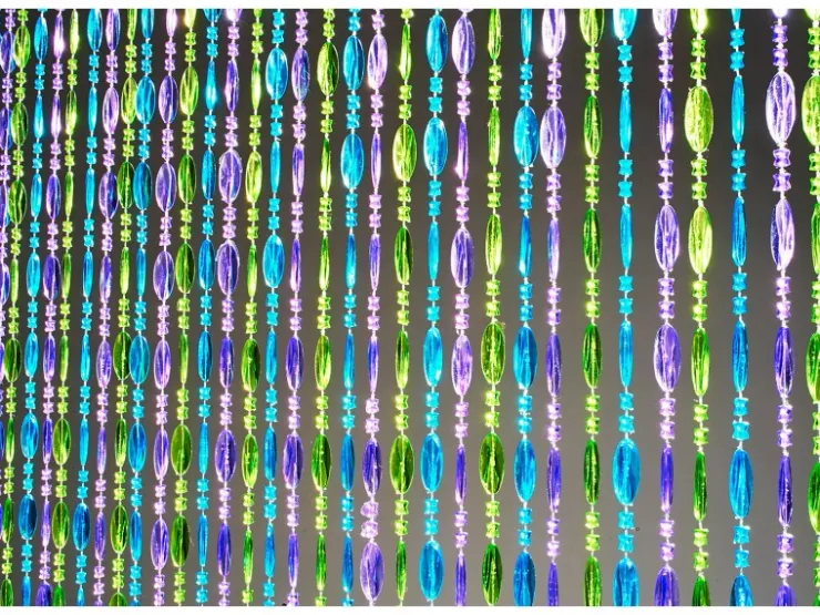 Kobolo Türvorhang Perlenvorhang Dekovorhang RAINBOW 90x200 cm