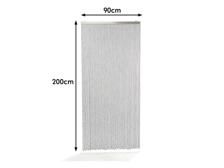 Kobolo Türvorhang Perlenvorhang Dekorationsvorhang NERO 72 Stränge 90x200cm* Türvorhänge