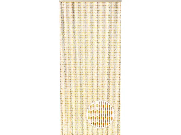 Kobolo Türvorhang Perlenvorhang Dekovorhang ORANGE 72 Stränge 90x200 cm* Türvorhänge