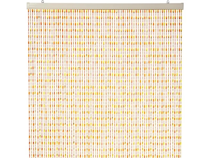 Kobolo Türvorhang Perlenvorhang Dekovorhang ORANGE 72 Stränge 90x200 cm* Türvorhänge