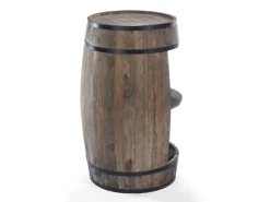 Kobolo Weinregal Bar Spirituosenschrank Anrichte Barregal FASS Braun 48x81 cm* Sideboards|Flaschenregale