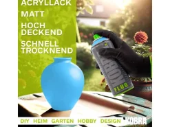 Kobra DIY Fluo Buntlack Spray 400ml Flour Neon Matt* Buntlacke|Sprühlacke