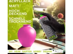 Kobra DIY Fluo Buntlack Spray 400ml Flour Neon Matt