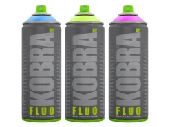Kobra DIY Fluo Buntlack Spray 400ml Flour Neon Matt* Sprühlacke|Buntlacke