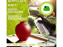 Kobra LP Buntlack Spray 400ml Kirsch Matt