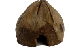 Proflora Kokoshöhle Versteck für Schlangen, Insekten, Spinnen und Nager - quer halb* Vogeltränken
