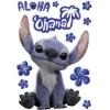 Komar Deko-Sticker Disney Lilo and Stitch Live Action Ohana 50 cm x 70 cm Blau
