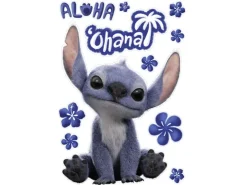 Komar Deko-Sticker Disney Lilo and Stitch Live Action Ohana 50 cm x 70 cm Blau