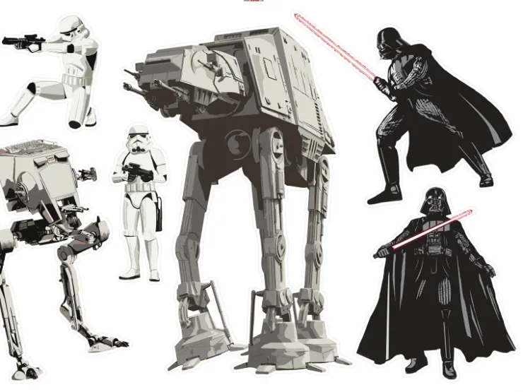 Komar Deko-Sticker Star Wars Doomed 100 x 70 cm gerollt* Wandtattoos
