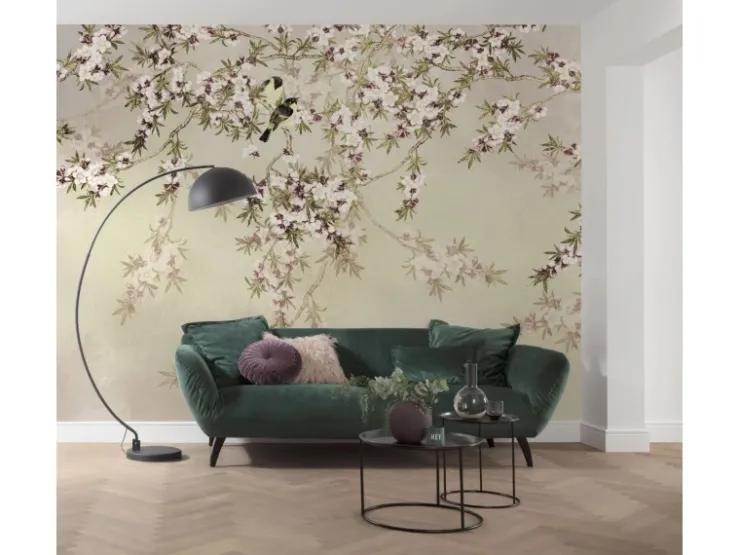 Komar Fototapete Love Birds Beige 300 x 250 cm 611198* Fototapeten