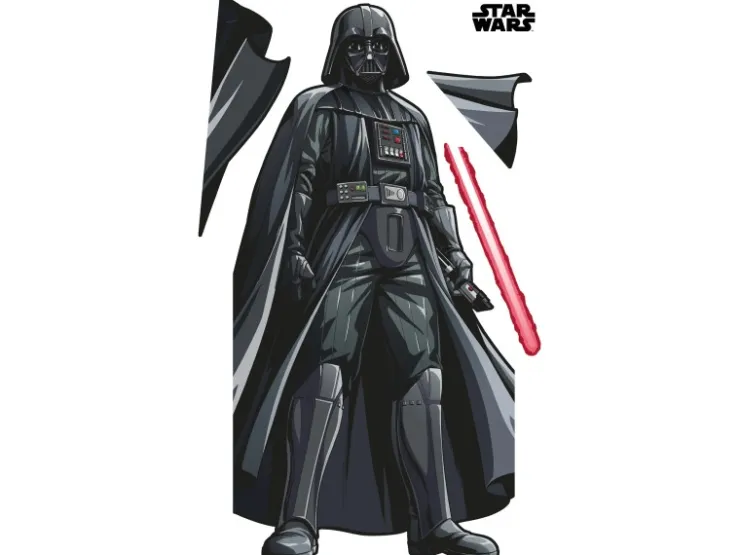 Komar Selbstklebende Fototapete Vlies Star Wars XXL Darth Vader 127 x 200 cm* Wandtattoos