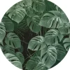 Komar Vlies Fototapete Novel Monstera Selbstklebend Ø 125 cm