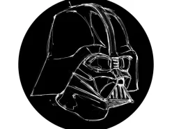 Komar Vliesfototapete Dot Star Wars Ink Vader selbstklebend Ø 125 cm* Tapezierzubehör
