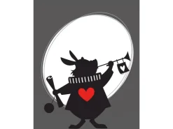 Komar Wandbild Alice Rabbit 30 x 40 cm* Poster
