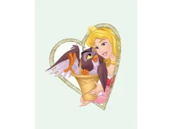 Komar Wandbild Aurora & Owl 30 x 40 cm* Poster
