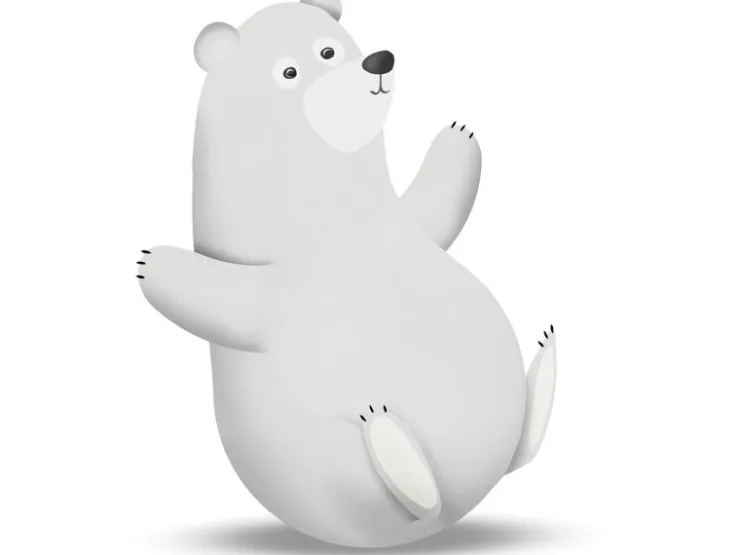 Komar Wandbild Cute Animal Polar Bear 30 x 40 cm