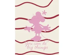Komar Wandbild Disney Minnie Mouse You Can Do Big Things 30 cm x 40 cm Rosa