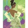 Komar Wandbild Disney Princess Tiana in Green 30 cm x 40 cm