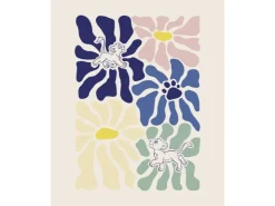 Komar Wandbild Disney The Lion King Between Flowers 40 cm x 50 cm Bunt