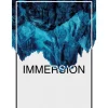 Komar Wandbild Immersion Blue 50 x 70 cm