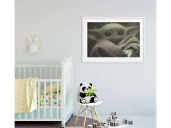 Komar Wandbild Mandalorian The Child Cute Face 40 cm x 30 cm