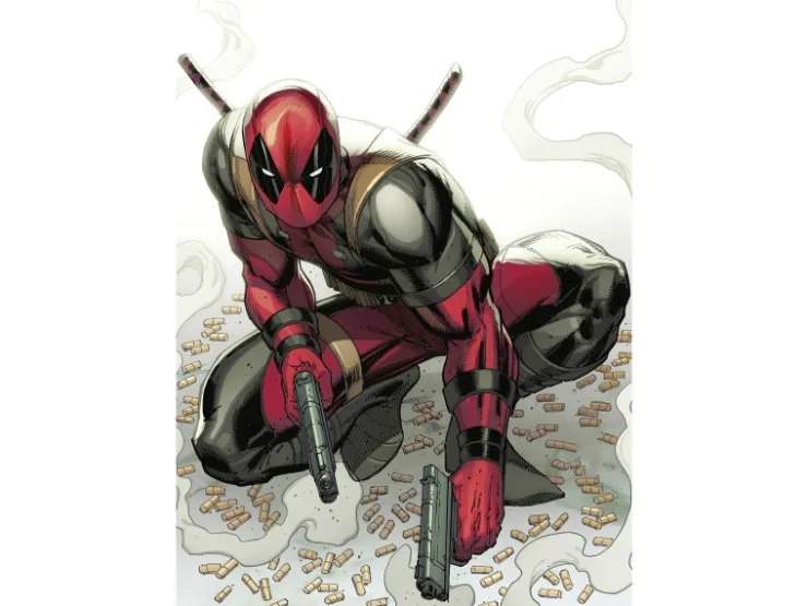 Komar Wandbild Marvel Deadpool Bullets 50 cm x 70 cm Rot* Poster