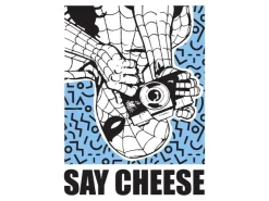 Komar Wandbild Marvel Spider-Man Say Cheese Blue 50 cm x 70 cm* Poster