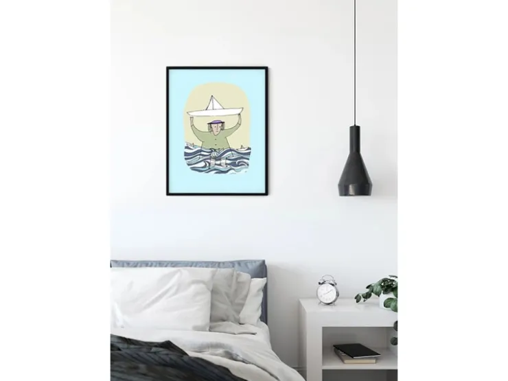 Komar Wandbild Paper Ship 40 x 50 cm* Poster